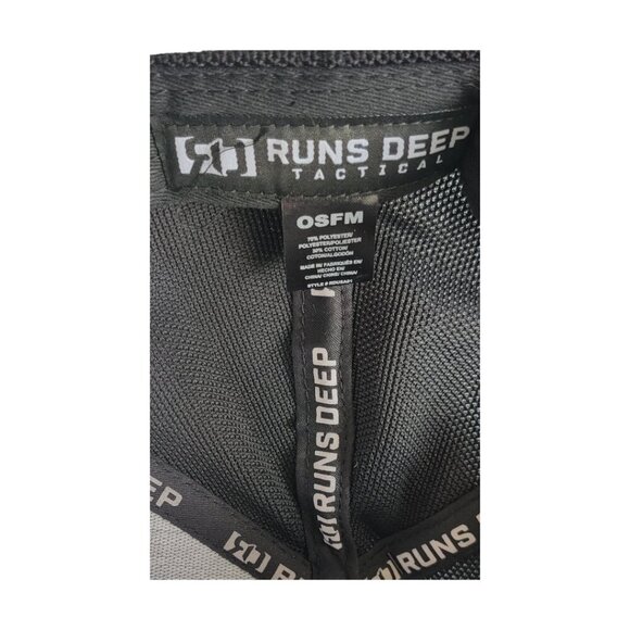 NWT - CAMO BASEBALL CAP - Runs Deep Tactical USA Adjustable - One Size - Picture 6 of 7